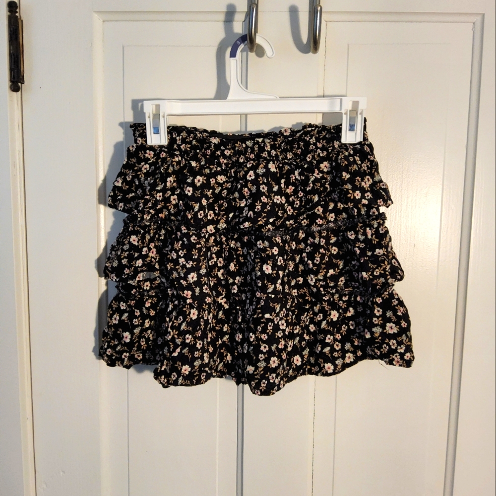 Ruffle flower skirt for girls